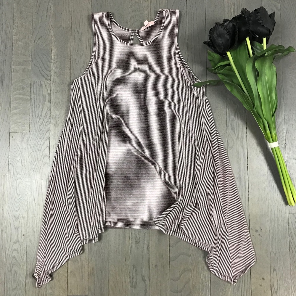 Rolla Coster Sleevelss Striped Swing Tank Top